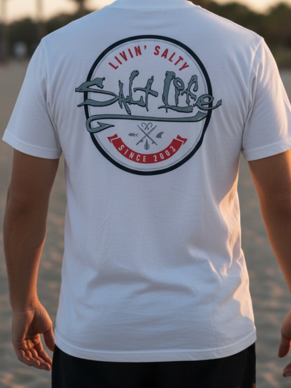 NWT Salt Life white short sleeve T-shirt. Sm